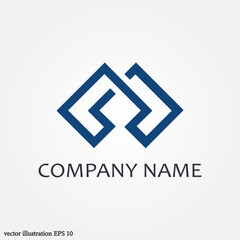 Obraz premium company icon symbol illustration vector eps10 logo template design pattern seamless bright minimal design flat design realistic style simple design modern design