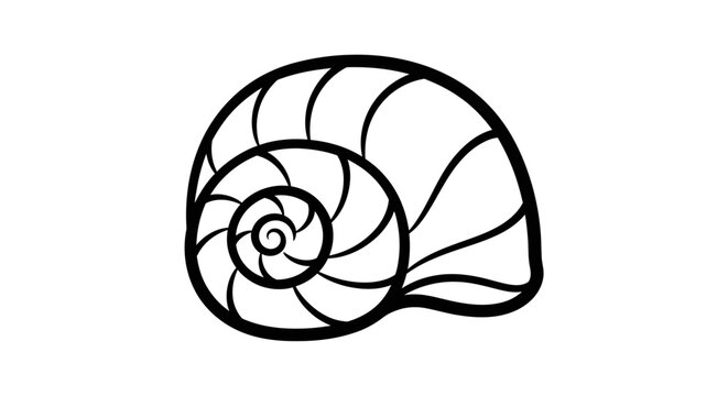 Black and white easter egg vector illustration design with simple decorative pattern icon style