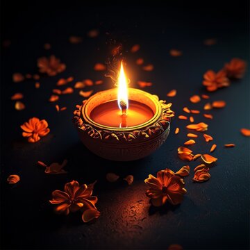 A vivid portrayal of tradition, featuring a jur sital illuminated by an oil lamp.
