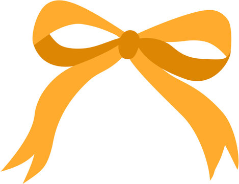 Ribbon Bow Illustration, Cute Bow Illustration