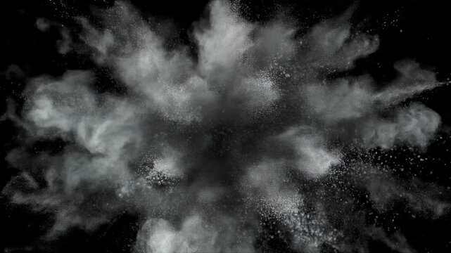 explosion with alpha channel