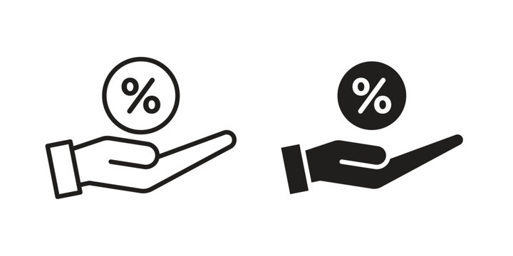 Commission icon in line design. editable stroke icon vector. EPS10