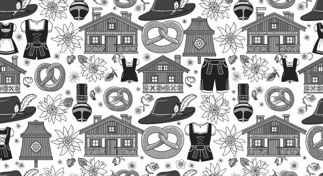 set of hand drawn icons