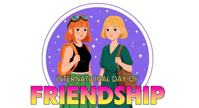 Celebrating friendship day with friends forever a bond of love and togetherness