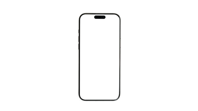 Smart phone 17 pro max of Device Frame with Transparent Display for App Presentation for UI UX Interface and Fintech Apps