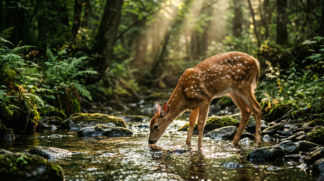 white tailed deer