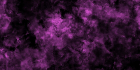 purple smoke on abstract black background .color paint splash shape art design. Memphis pattern, geometric modern trendy texture bright background. stract Atmospheric Colored Smoke, Close-up. Isolated © Kainat 