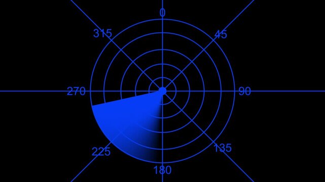 Digital searching system rader searching security concept animation icon. Radar Screen Animation with World Map Overlay and Rotating Circular Grid Scanning for Surveillance and Navigation Concept.