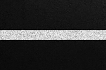 Fototapeta premium Road Asphalt Texture With White Lane Marking