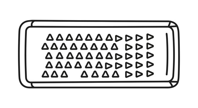 Grater kitchen tool for cheese.