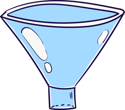Powder Funnel Laboratory Tool for Transferring Chemical Powder Samples