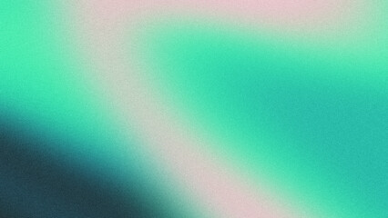 Obraz premium Noise Gradient Background with Teal Colors. light Blurred Abstract Motion for Backdrop, Banner, Wallpaper. Aesthetic Ambient Cinematic Color with Subtle Grainy Texture