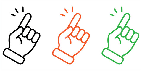 Obraz premium Illustration of three hand symbols showing approval, rejection, and energy, ideal for business, marketing, and decision-making visuals in presentations and digital content.