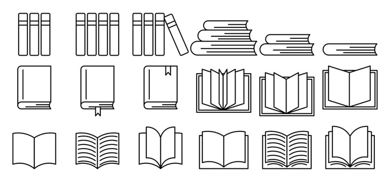 Books icon graphic vector. icon collection