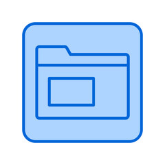 Fototapeta premium Folder Vector Icon