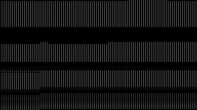 Vertical White Lines Pattern On Black Background image