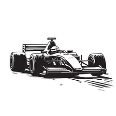 Obraz premium race car on a road