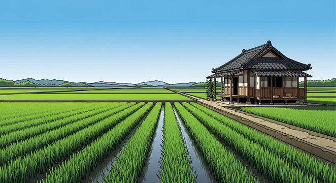 rice fields in thailand