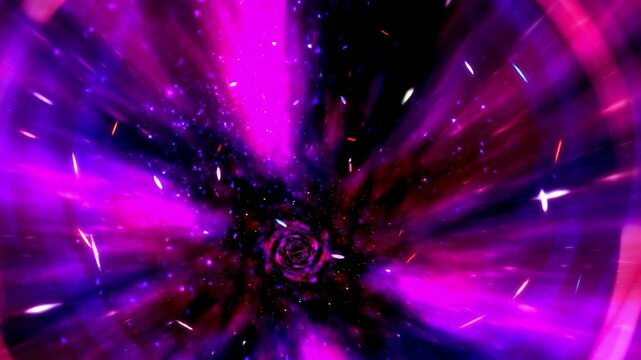 Abstract Animation Showing Swirling Colors and Patterns in a Vibrant and Dynamic Background