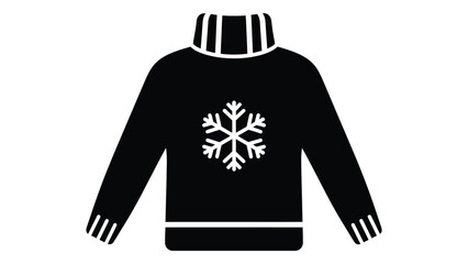 Black snowflake hoodie design © MD Riad Hossain 