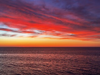 Fototapeta premium sunset over the sea