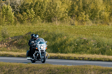 Obraz premium Active lifestyle ride with travel partner