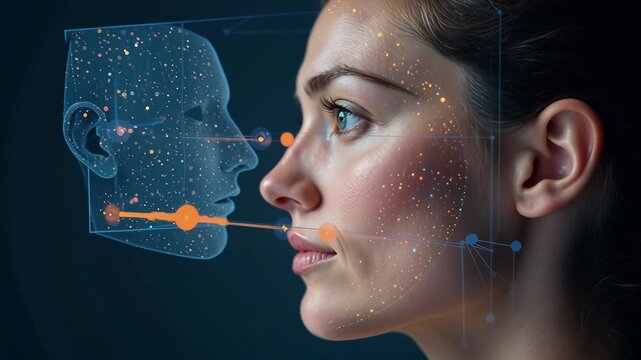 Exploration of Digital Human Faces with Cosmic Elements