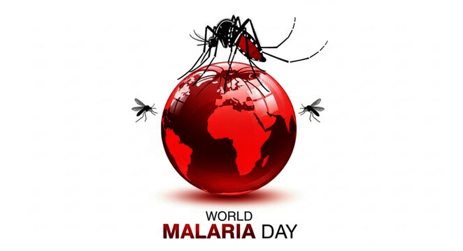 World Malaria Day Awareness Campaign Vector Illustration