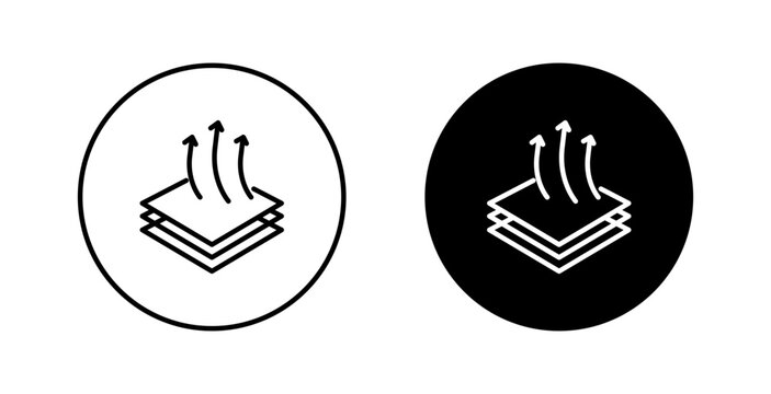 Breathable leather icon graphic vector. icon collection