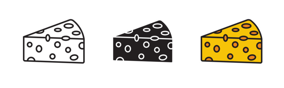 Cheese icon graphic vector. icon collection
