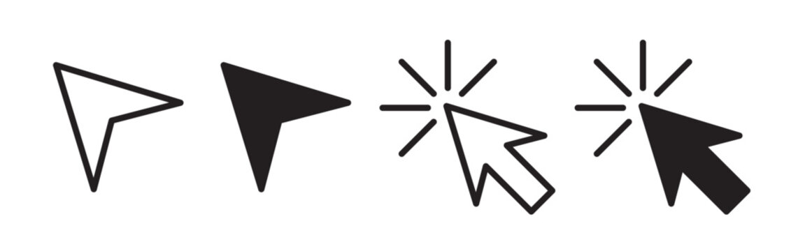 Cursor icon graphic vector. icon collection