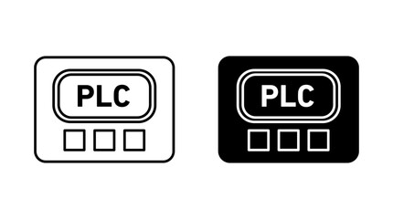PLC icon graphic vector. icon collection © rea