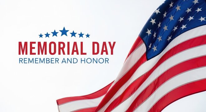 Memorial day tribute honoring fallen heroes and american patriots on memorial day
