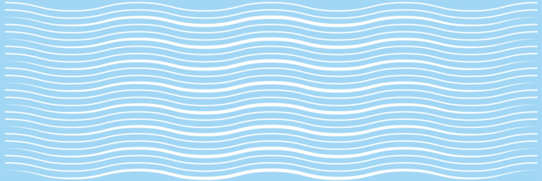 Wave  lines. Wavy curve zig zag line. Sea wave icon set. Water logo, line ocean symbol. Wavy blue horizontal underline.with white background EPS10 