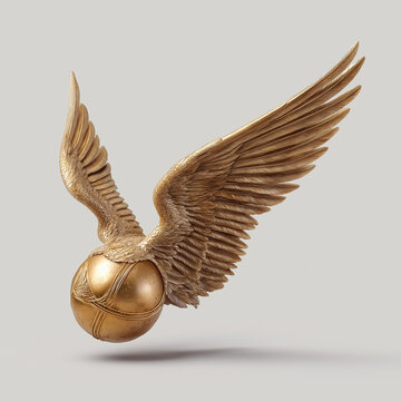 golden snitch, white background