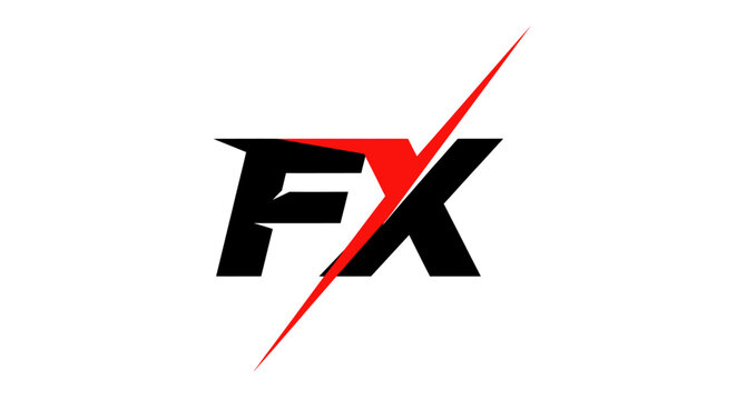 FX logo with red slash.