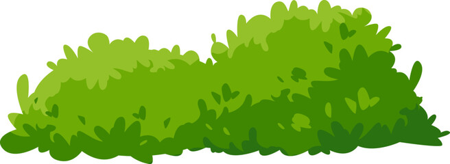Fototapeta premium Green Bush Illustration