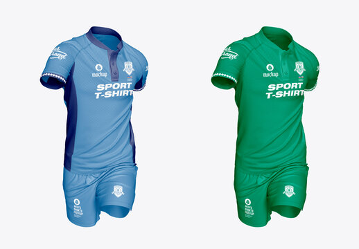 Men's Soccer Kit Mockup