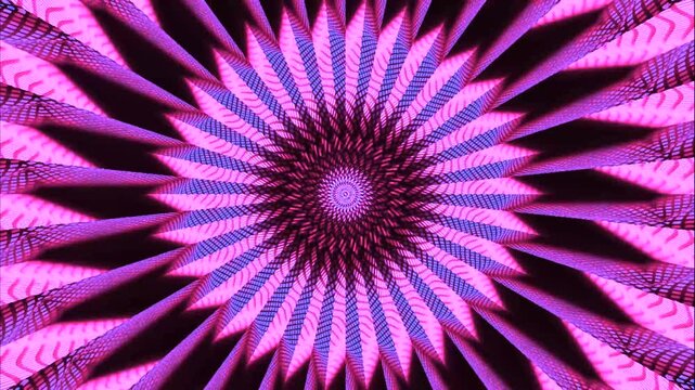 Neon Line with VJ loop tunnel background