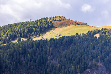 Obraz premium Dolomites mountain at Alpe di Siusi, Italy