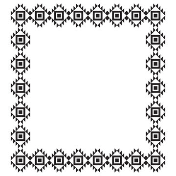 Tribal Pattern Border Frame