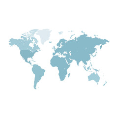 Obraz premium Minimalist Earth Map Background