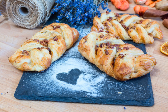 marple and pecan plait pastry
