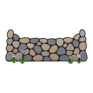 Stone Wall Illustration