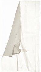 Naklejka premium Abstract White Fabric Draping With Folds And Shadows Soft Light