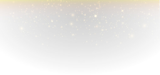 PNG gold dust Yellow light particles, sparks, highlights, and bokeh  sparkling particles © shoab