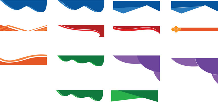 Header Footer Abstract
