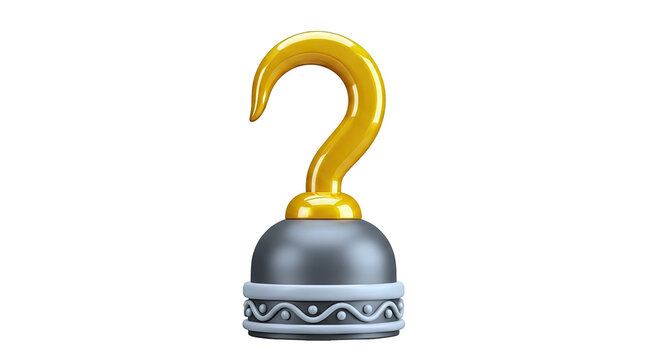 3D Rendered Pirate Hook