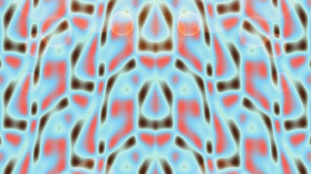 Abstract colorful symmetrical pattern design.