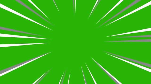 Pack of 4 Anime Comic Speed Lines. Motion graphics of background concept